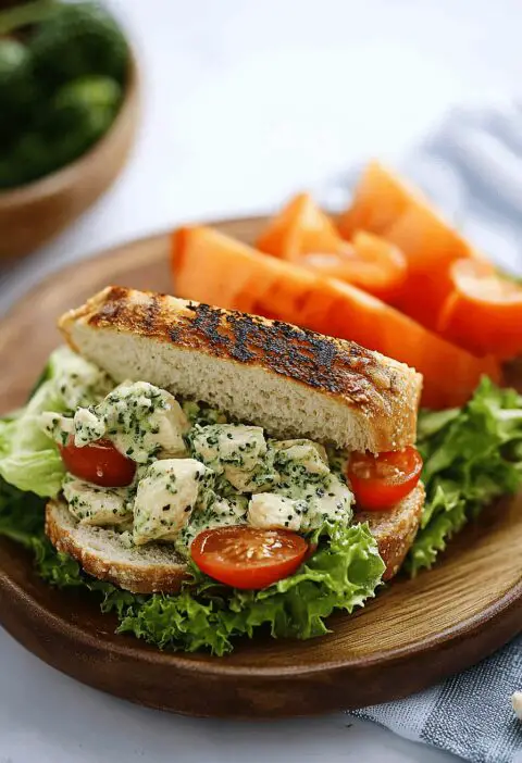 Green Goddess Chicken Salad