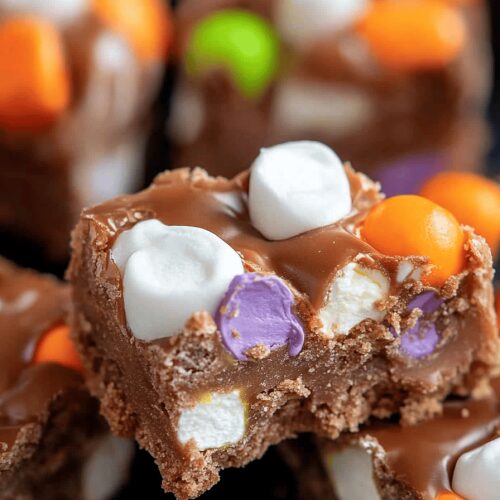 Halloween Marshmallow Bars