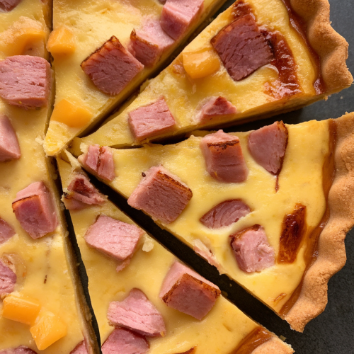 Ham And Cheese Crustless Quiche Recipe