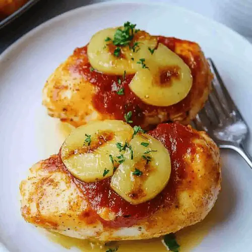 Hawaiian Pizza Stuffed Chicken