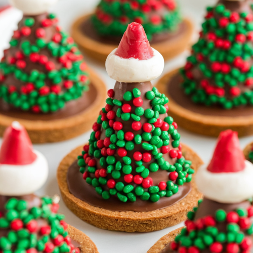 Homemade Reeses Peanut Butter Christmas Trees