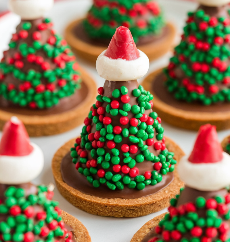 Homemade Reeses Peanut Butter Christmas Trees