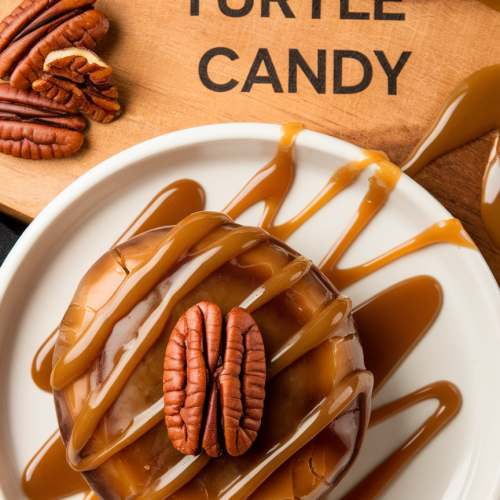 Homemade Turtle Candy With Pecans And Caramel