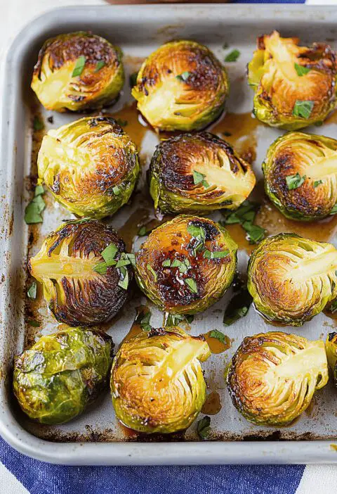 Honey Balsamic Brussels Sprouts
