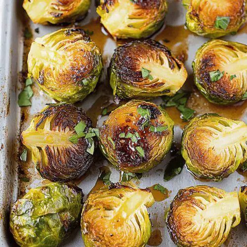 Honey Balsamic Brussels Sprouts