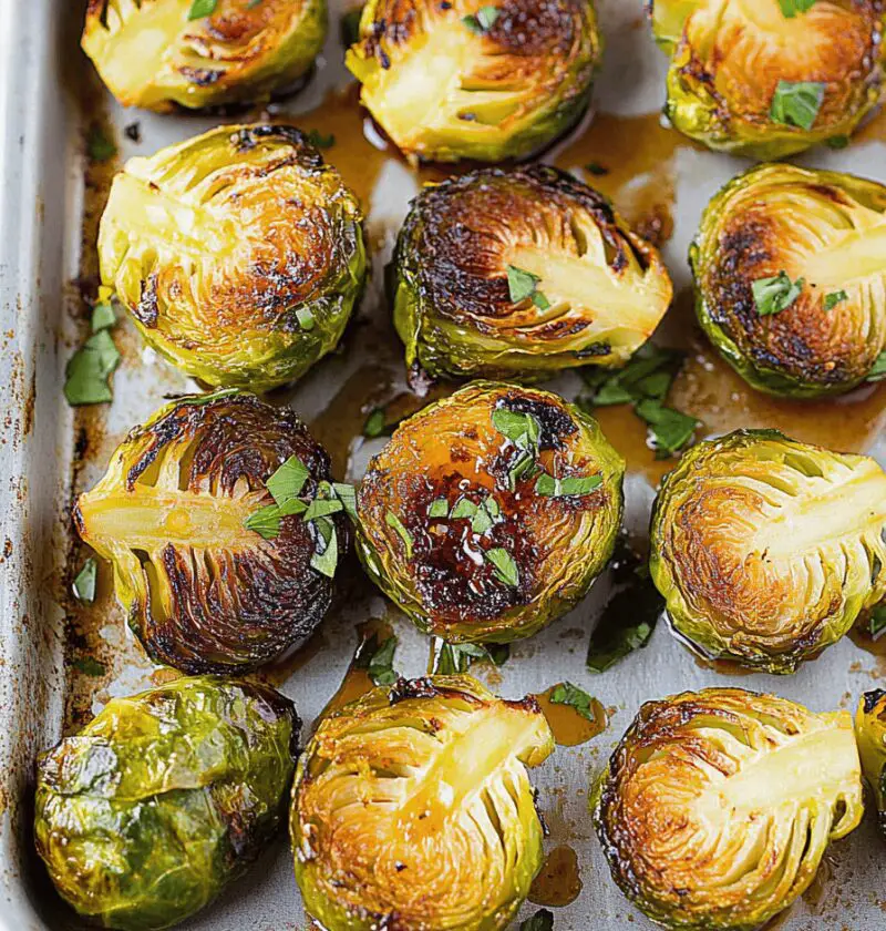 Honey Balsamic Brussels Sprouts
