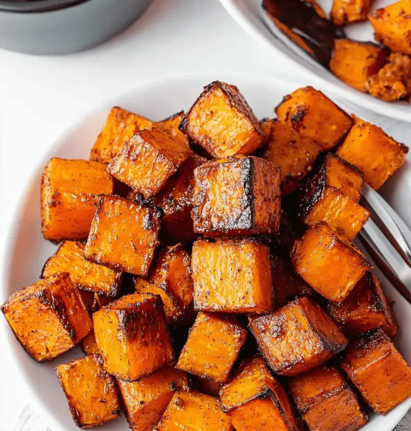 Honey Cinnamon Roasted Sweet Potatoes