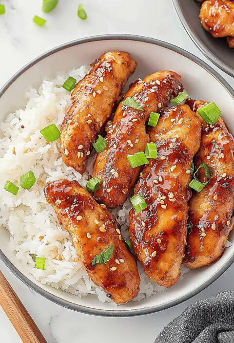 Honey Garlic Chicken Tenders