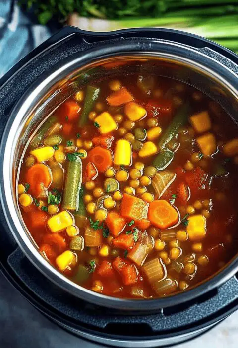Instant Pot Vegetable Soup
