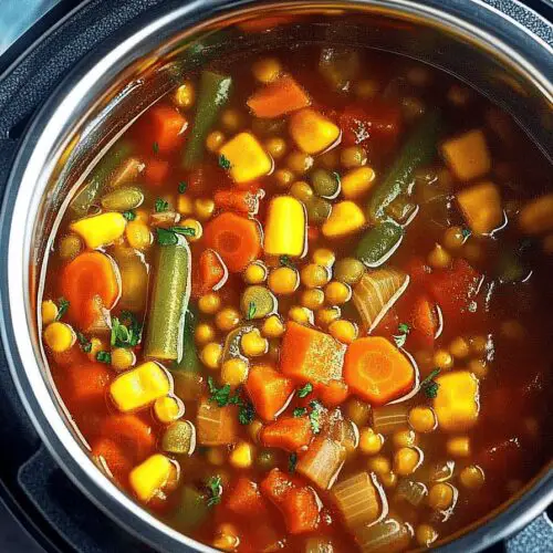 Instant Pot Vegetable Soup