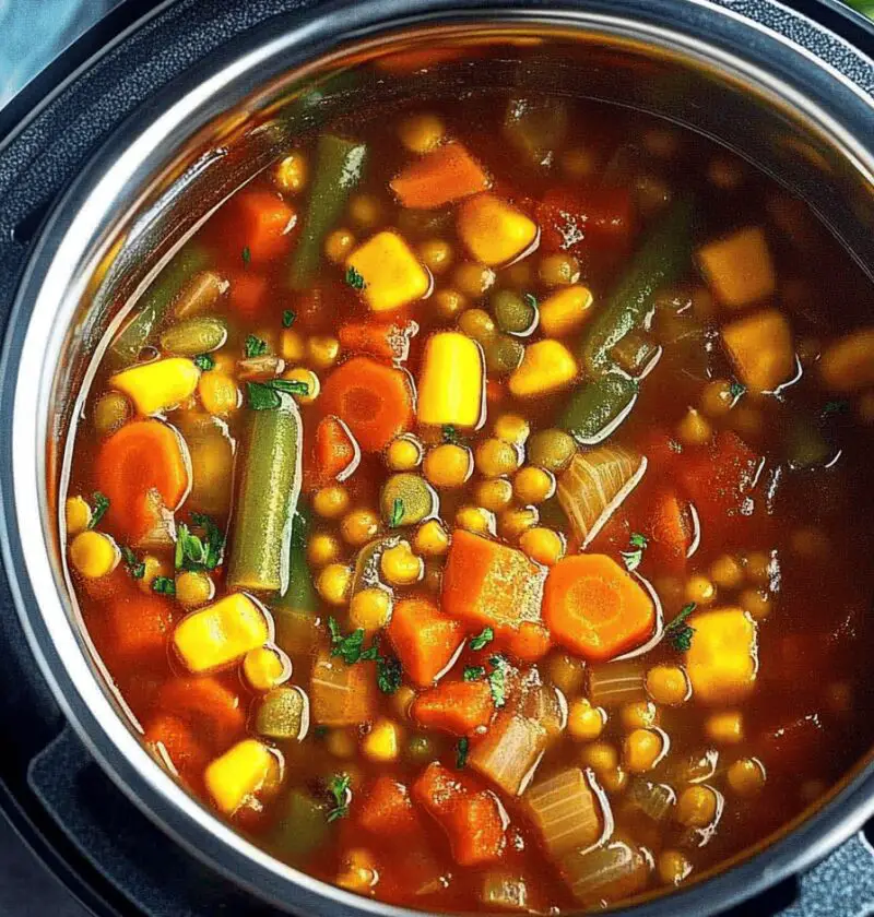 Instant Pot Vegetable Soup