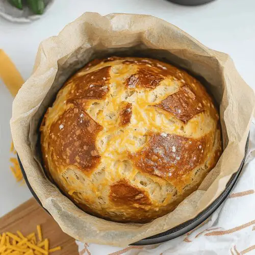 Jalapeno Cheddar Dutch Oven Bread
