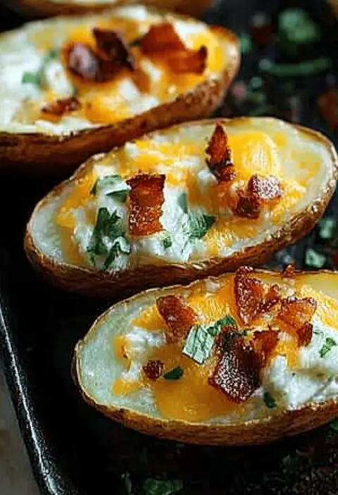 Jalapeno Popper Potato Skins