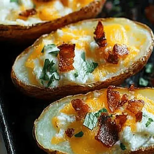 Jalapeno Popper Potato Skins