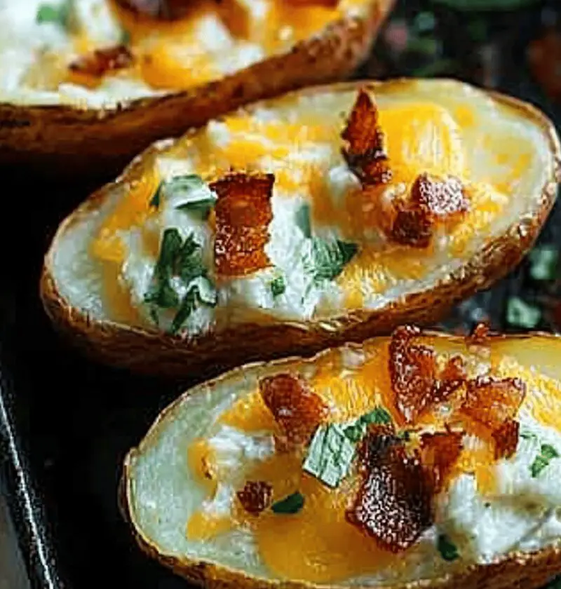 Jalapeno Popper Potato Skins