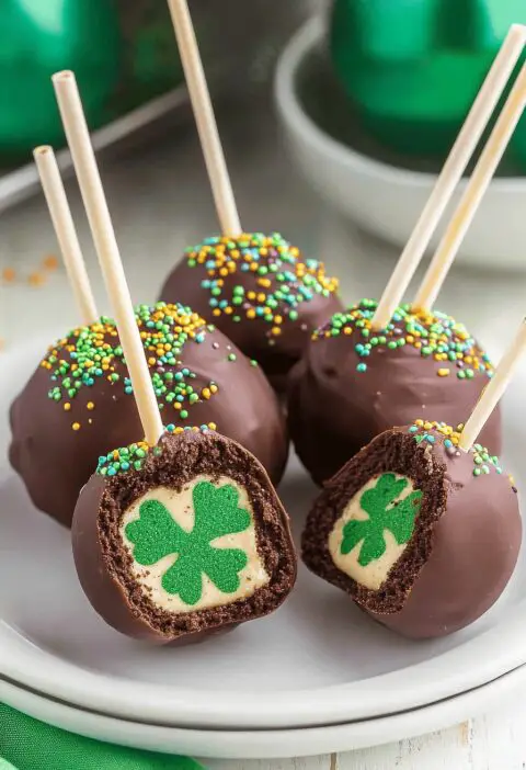 Leprechaun Oreo Pops