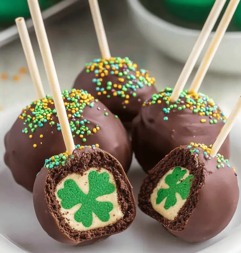 Leprechaun Oreo Pops