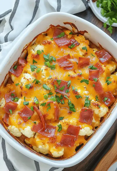 Loaded Cauliflower Bake