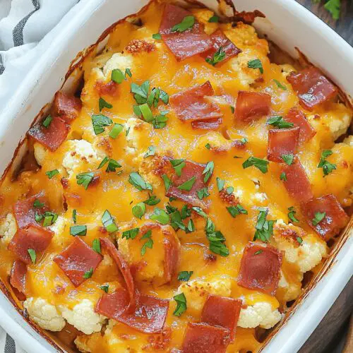 Loaded Cauliflower Bake