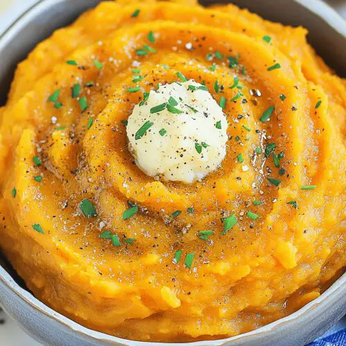 Maple Mashed Sweet Potatoes