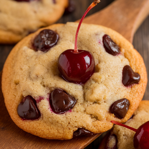 Maraschino Cherry Chip Cookies Recipe