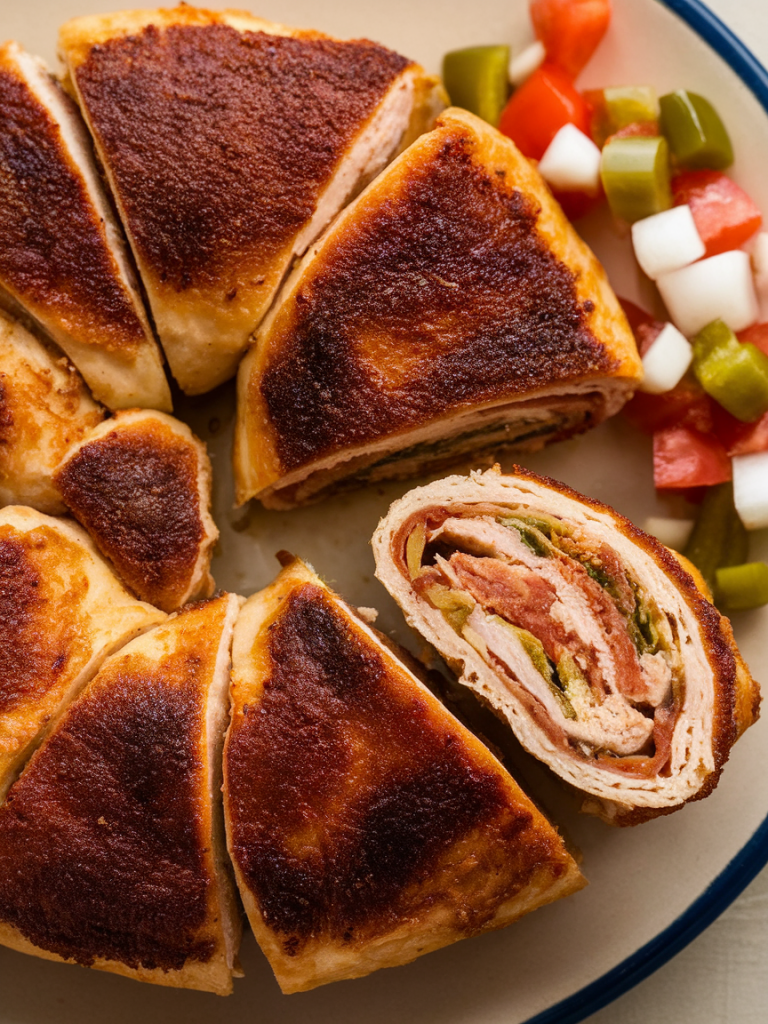 Mexican Chicken Pinwheels