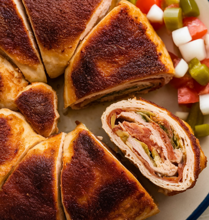 Mexican Chicken Pinwheels