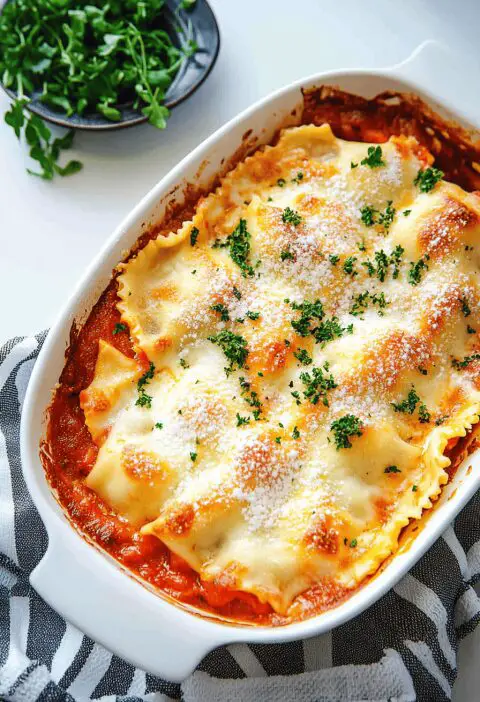 Million Dollar Baked Ravioli