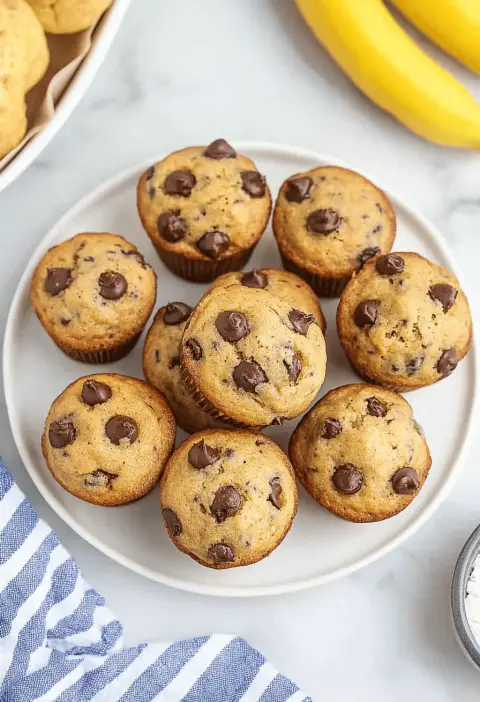 Mini Banana Muffins