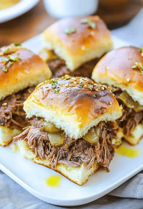 Mississippi Pot Roast Sliders