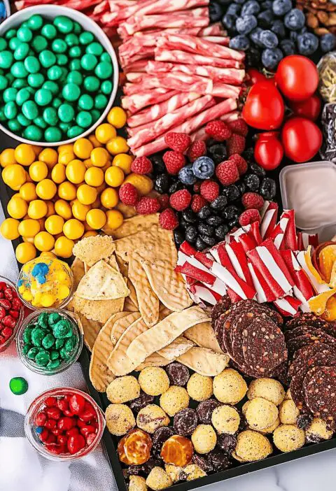 Movie Night Snacks Board