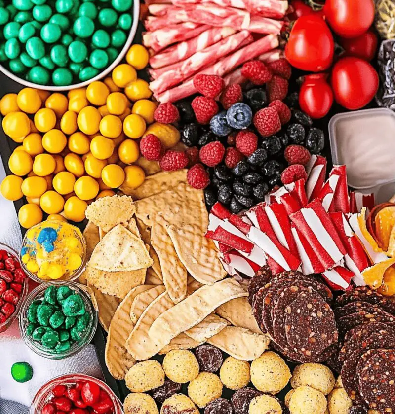 Movie Night Snacks Board