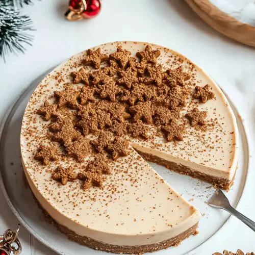 No Bake Gingerbread Cheesecake