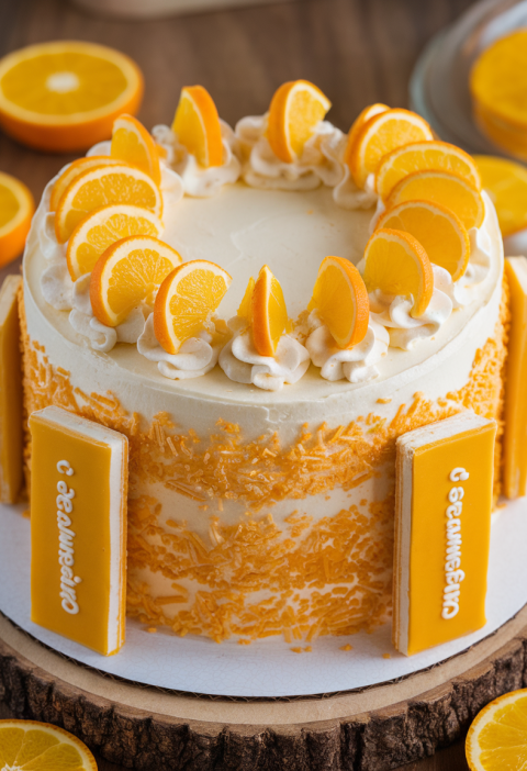 Orange Creamsicle Cake