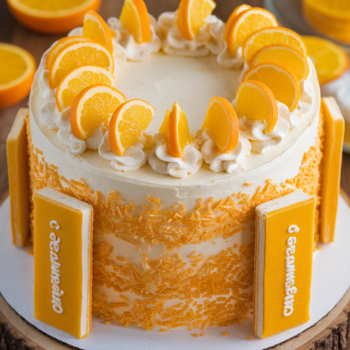 Orange Creamsicle Cake