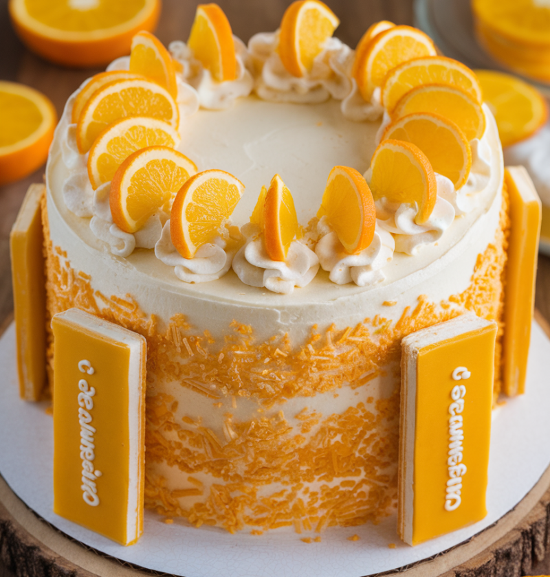 Orange Creamsicle Cake