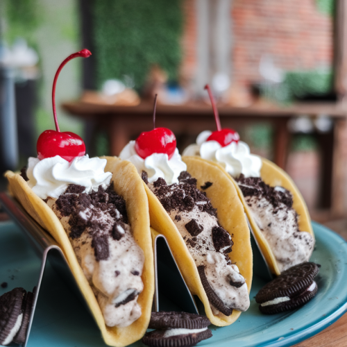 Oreo Cheesecake Tacos Recipe