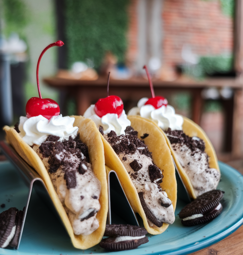 Oreo Cheesecake Tacos Recipe