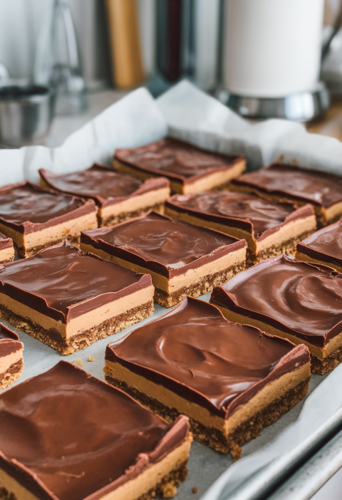 Peanut Butter Blossom Bars