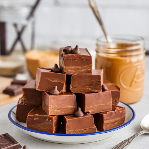 Peanut Butter Microwave Fudge