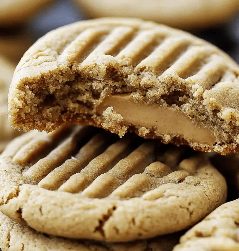 Peanut Butter Stuffed Cookies
