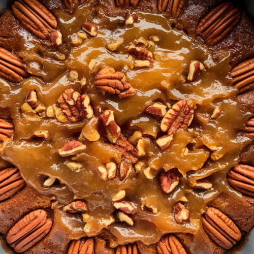 Pecan Upside Down Cake Recipe