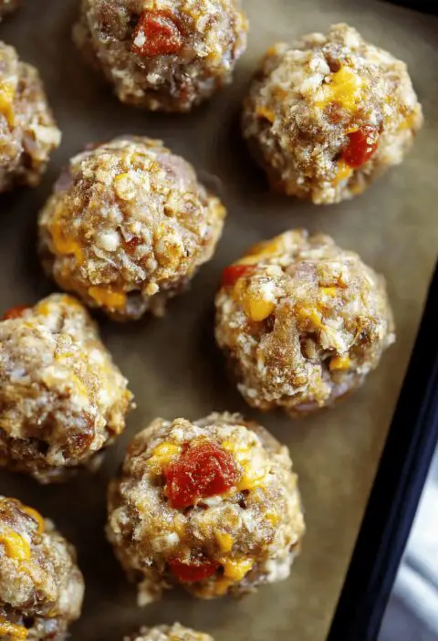 Pimento Cheese Sausage Balls