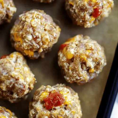 Pimento Cheese Sausage Balls