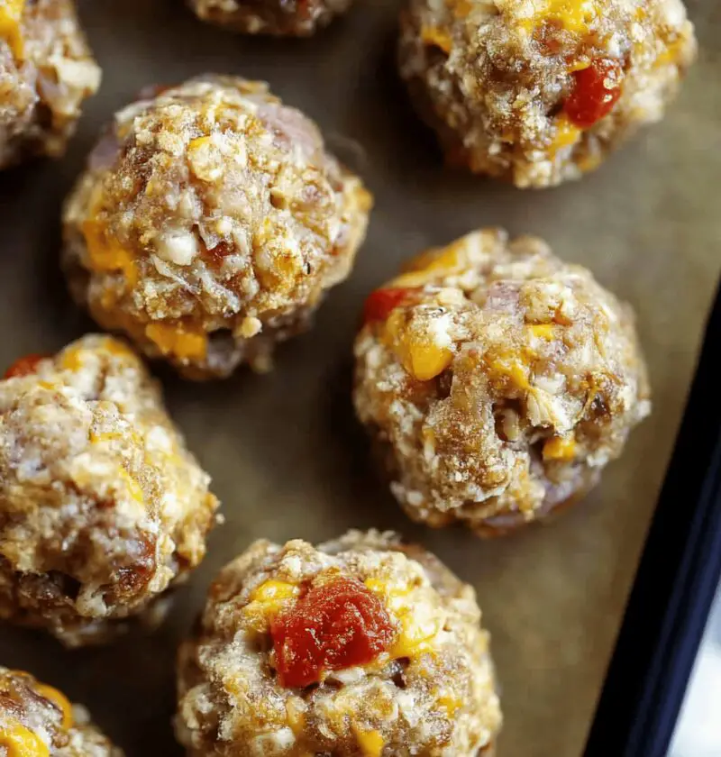 Pimento Cheese Sausage Balls