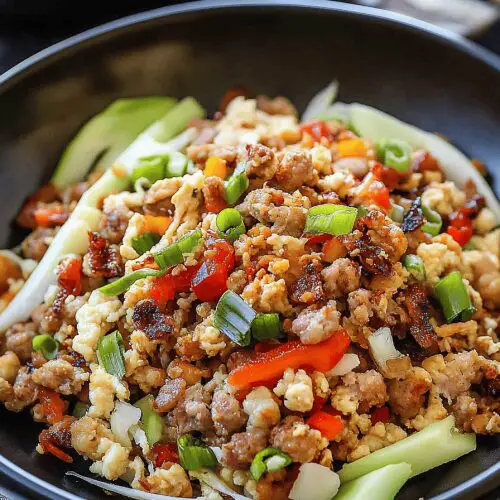 Sausage Egg Roll In A Bowl