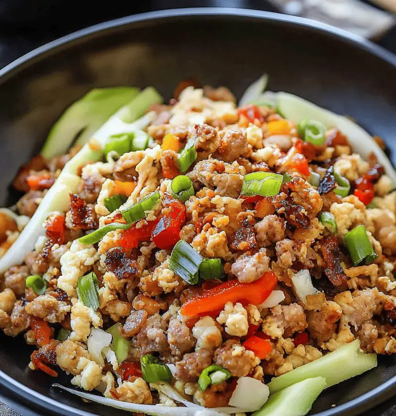 Sausage Egg Roll In A Bowl