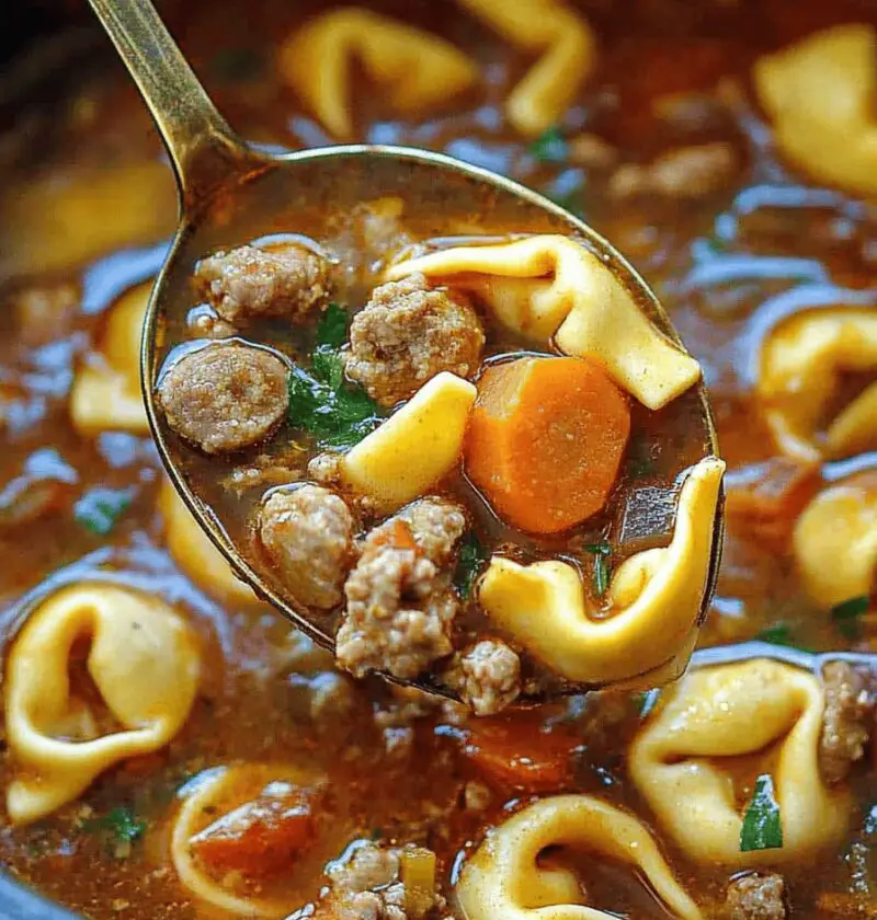 Sausage Tortellini Soup