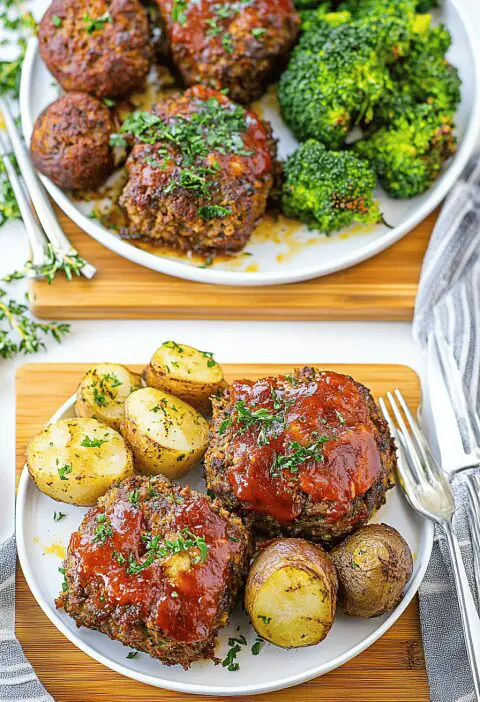 Sheet Pan Meatloaf Dinner