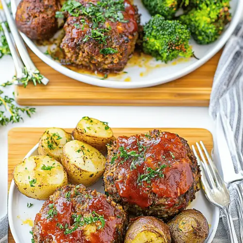 Sheet Pan Meatloaf Dinner